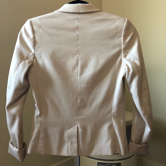 H&M Cream Blazer Size 4 EUC - Picture 4 of 4